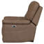 fauteuil inclinable double à gravité zéro brun