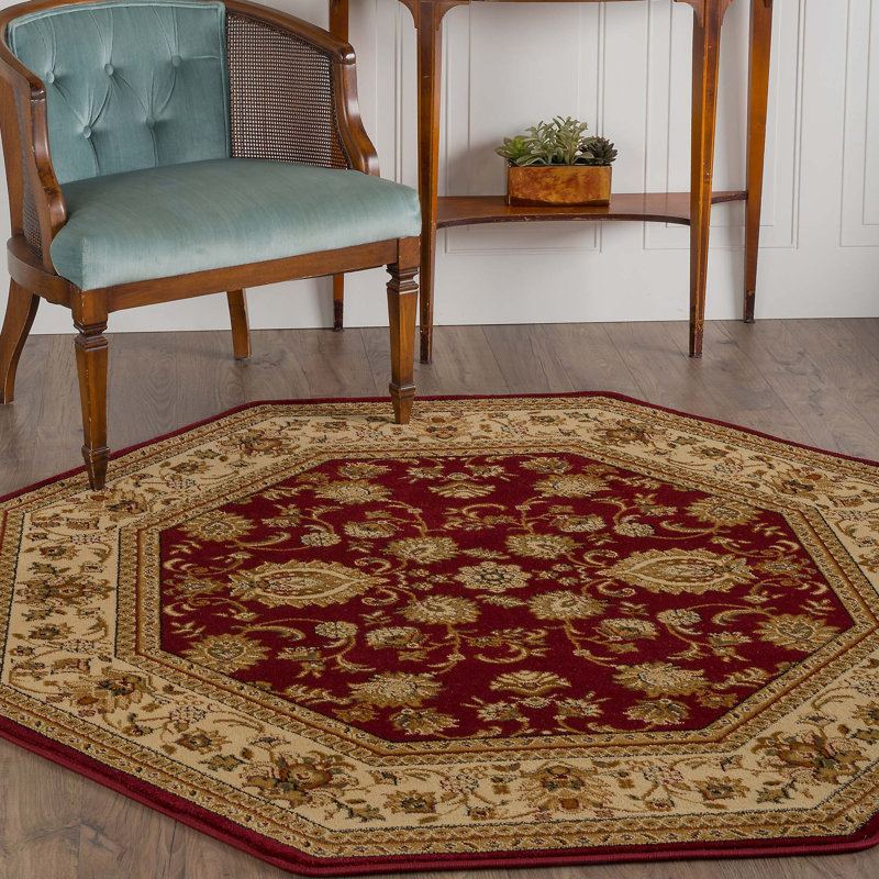 Clarence Oriental Floral Indoor Kid & Pet Friendly Rug for Bedroom, Living Room, Runner 2'3" x 10'