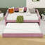 Lit de jour simple rembourré avec couchette et ports de chargement USB-1563111205