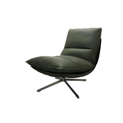 Alton Accent Chair Full Top Grain Leather,