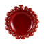 Handmade Strawberry Ceramic Round Decoration Dish, Red Serving Bowl Home Decor Accent Piece
