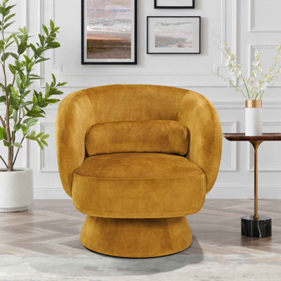 Saboor 30.7'' W Swivel Accent Chair