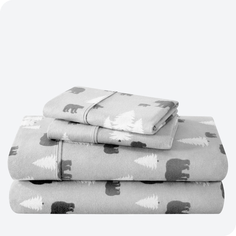 Microfiber Sheet Set, Queen Sheet Set + Fitted Sheet + 2 Pillowcases