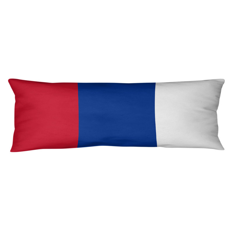 Oreiller de corps en polyester Atlanta, Accent bleu, Football Nouvelle-Angleterre