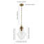 Luminaire suspendu simple à 1 lumière Annie-1321585394-1321585356