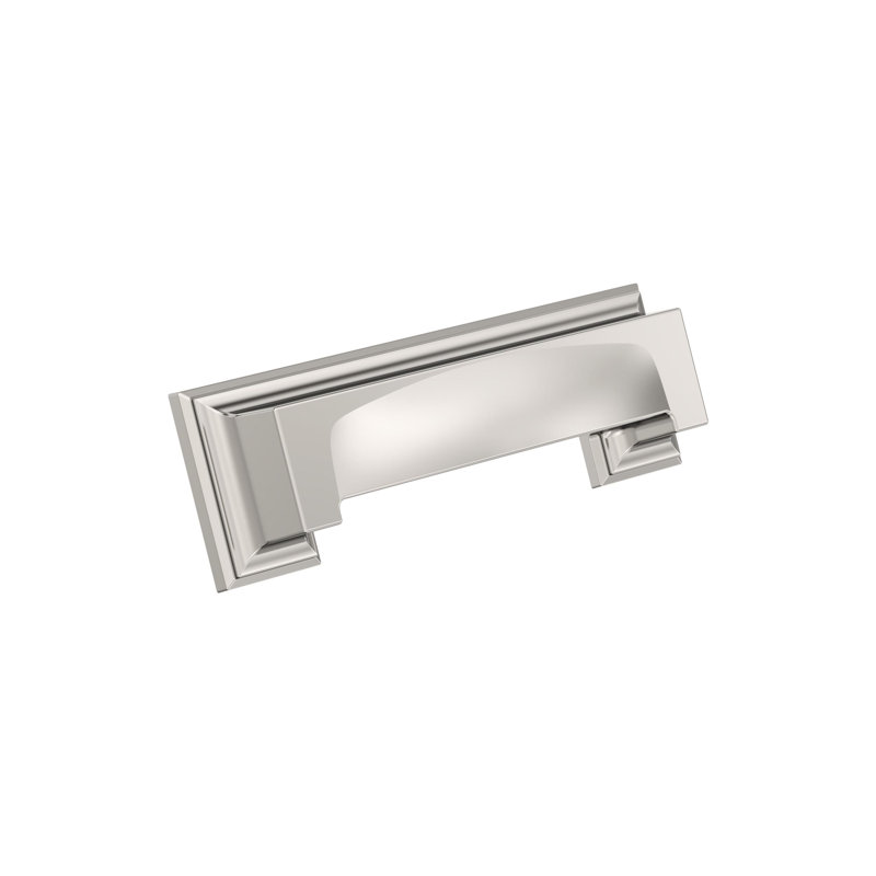 Poignée de rangement, 3", Nickel poli