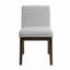 Chaise d'appoint en lin Edwyn (ensemble de 2)