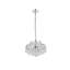 Luminaire suspendu à niveaux unique à 3 lumières avec détails en cristal Kieron-700501190-700501189