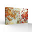 Automne, automne, feuilles d'érable rouges, paysage naturel, images abstraites, grande impression sur toile encadrée-99142341-99142345