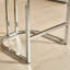 Tabouret de bar de 25 po de hauteur (de 2), velours noir rembourré avec dossier à boutons et garniture de rivet, base en métal chromé pour tabourets de maison, base moderne,-1404441253
