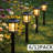 12 Pack Waterproof Auto On/Off Solar Pathway Lights for Your Garden, Landscape, Path, Yard, Patio, Driveway,Walkway Decor, Black-133070343