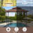 8 X 5Ft 2-Tier Waterproof  Outdoor Grill Gazebo With Vented Top-86340188