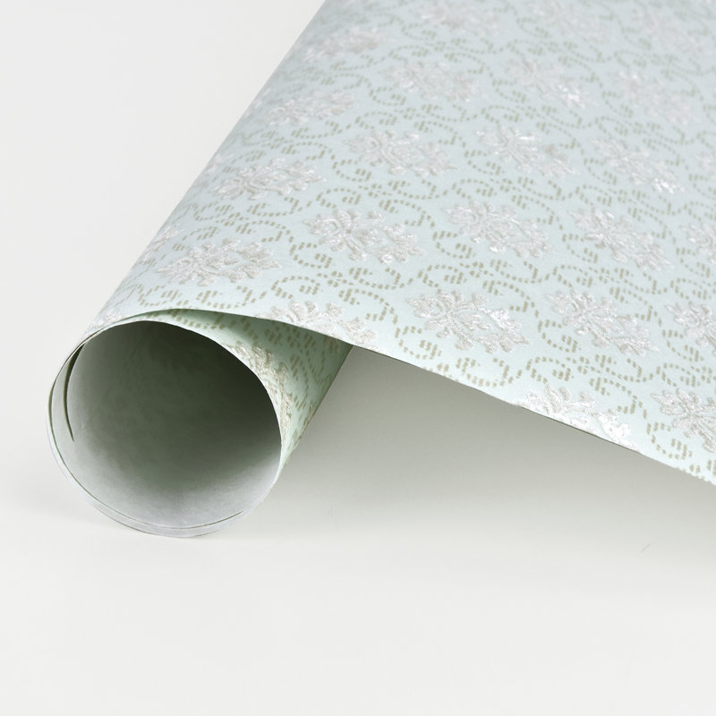 Damask Roll, Turquoise