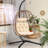 Colona Rattan Swing Egg Chair with Stand
