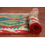 Tapis de couloir oriental géométrique en laine Kilim 3 x 13
