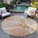 Machine Washable Indoor/Outdoor Claudian ACN1234 Salmon Rug
