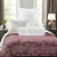 Ensembles de literie pour grand lit blanc élégant, conception capitonnée en polyester, décoration de chambre sophistiquée