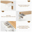 Îlot de cuisine 45 po avec rangement modulaire, tablettes réglables en hauteur et plateau extensible