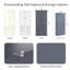 Armoire de cuisine, grande armoire de rangement autoportante avec 3 tablettes réglables, 8 tablettes de porte, 3 tiroirs-388077776