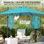 Outsunny 2.5 x 2.5m Patio Offset Parasol Cantilever Umbrella-17400903