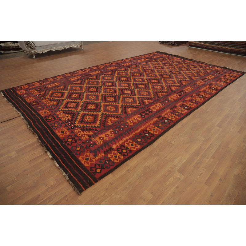 Tapis oriental en laine Kilim