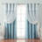 Crenshaw Solid Room Darkening Thermal Grommet Curtain Panels-408045248