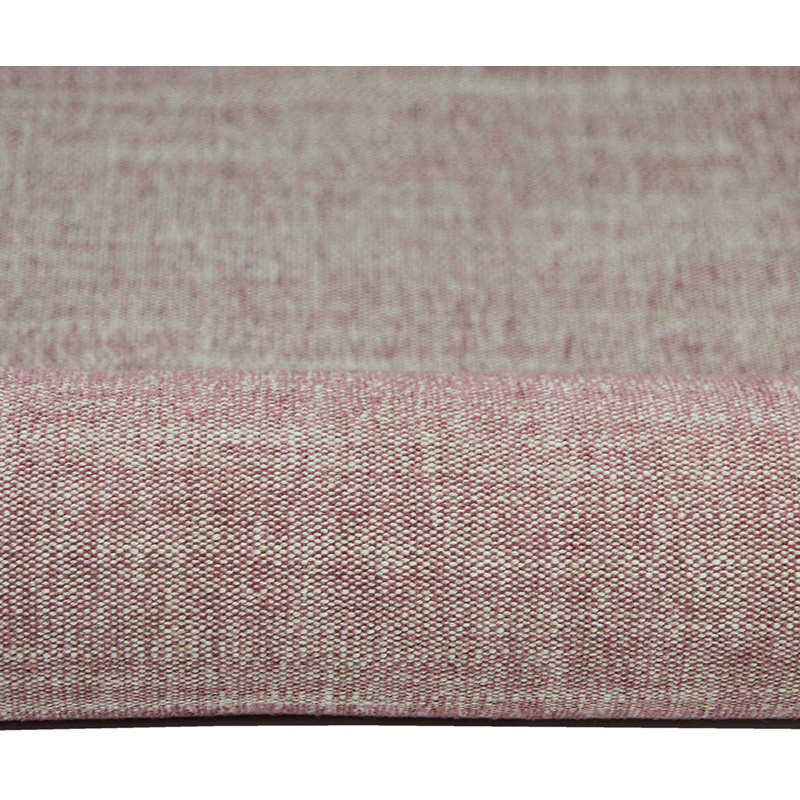 Emilse Polyester Solid Colour Bedspread, 50 x 240cm Bedspread, Blush Pink
