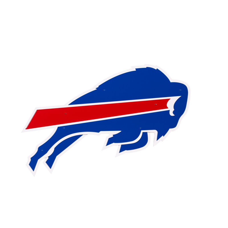 Art mural en métal Buffalo Bills Layered