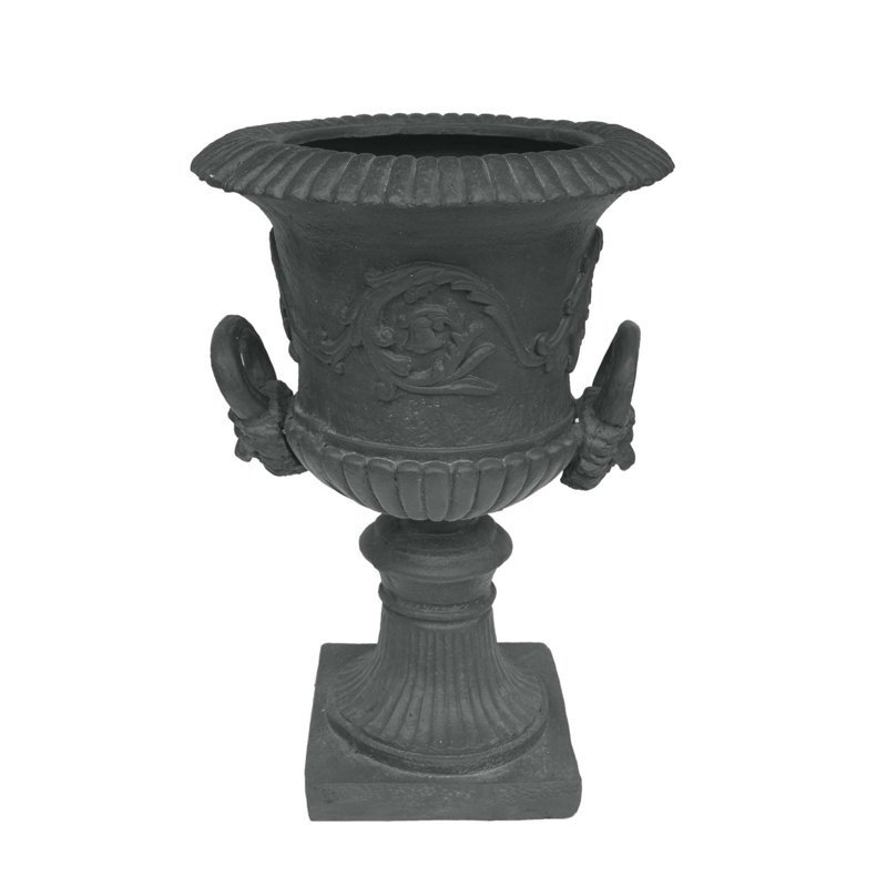 GARDEN URN PLANTER, Antique Gray