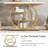 41.3" 4-Tier Industrial Console Table