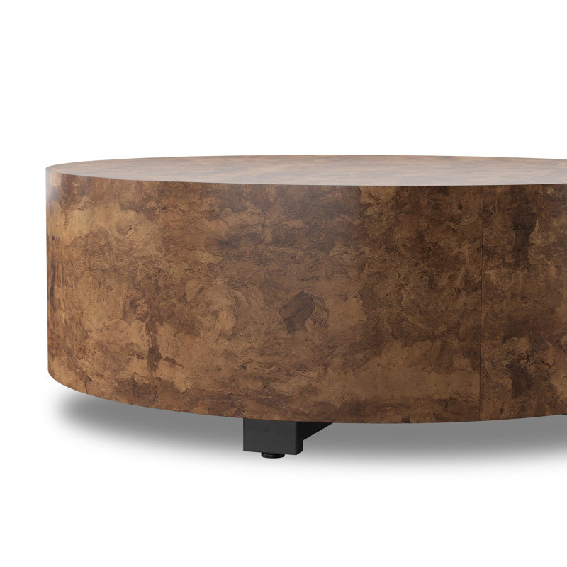 Hudson Coffee Table, Dark Bark Paper