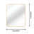 30 "x36" Rectangular Bathroom Wall Mirror-546769212