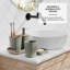 Ensemble de salle de bain - Ensemble d'accessoires de salle de bain, ensemble d'accessoires de salle de bain 6 pièces, ensembles de salle de bain avec brosse de toilette, poubelle et distributeur de savon-951450637