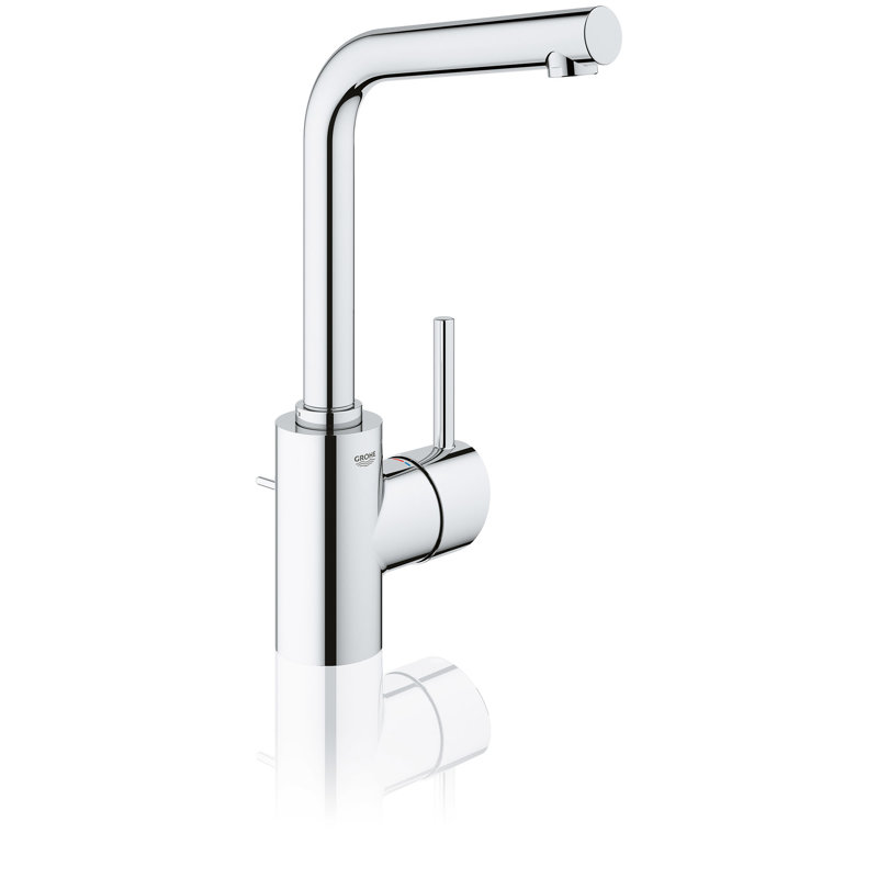 Robinet de salle de bain à un trou Concetto ™, Chrome étoilé