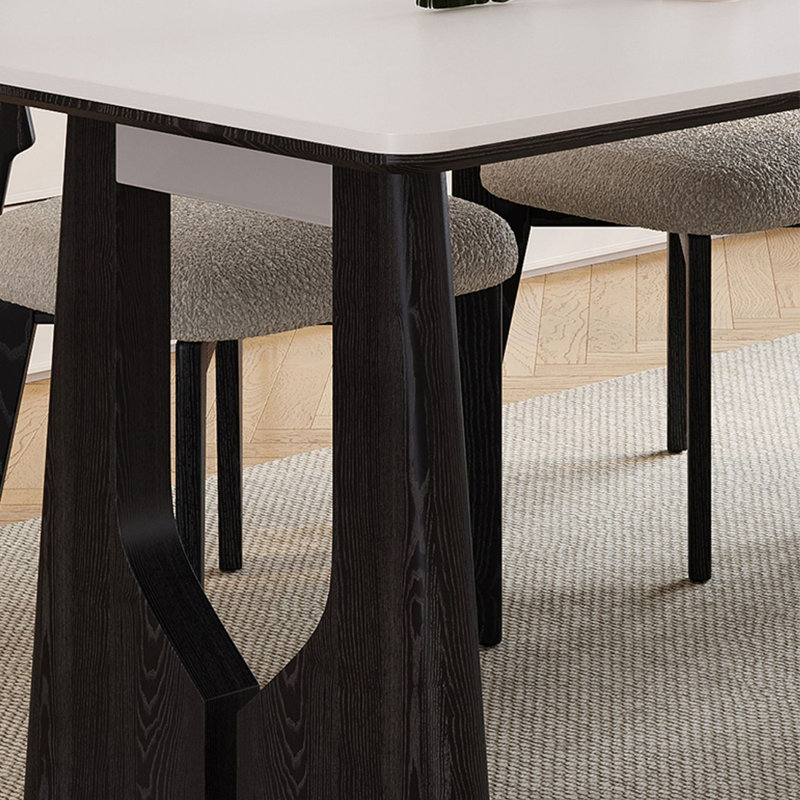Ensemble de table et chaises Sweet and Creamy, H 29,52 po x L 55,11 po x l 31,49 po