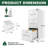 3 Drawer File Cabinet with Lock Metal Vertical File Cabinet-2033810932