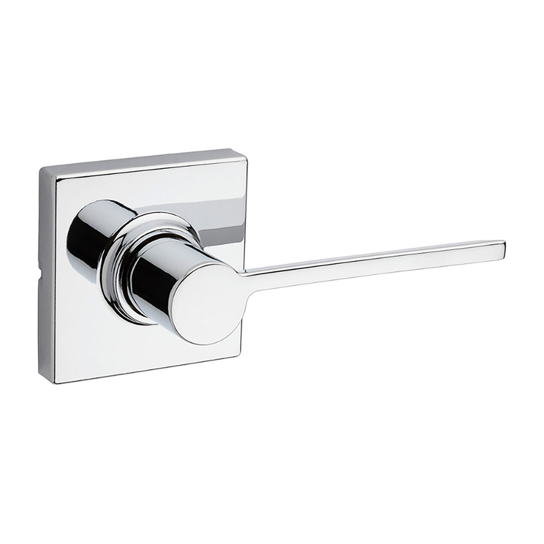 Ladera Passage Door Lever with Square Rosette Kwikset 