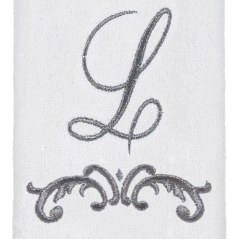 Avanti Linens Scroll Mono Fingertip Towel L