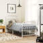 Vidaxl Bed Frame with Metal Headboard-101310392-135716179