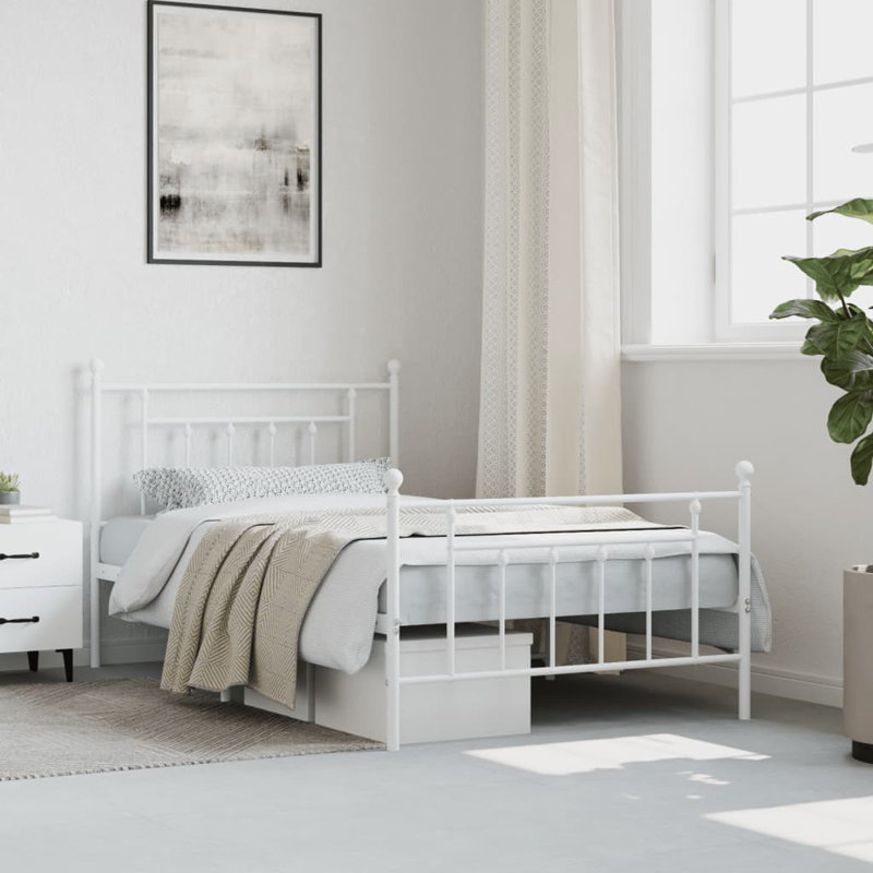 Metal Bed, 100 x 210cm