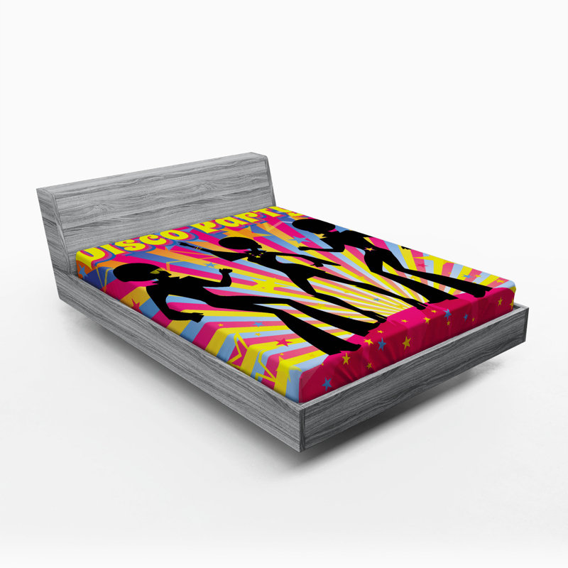 Microfiber Striped Fitted Sheet, Full Fitted Sheet