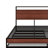 Carraway Metal Platform Bed with Trundle and Power Outlets Headboard-1587484743-1587484740