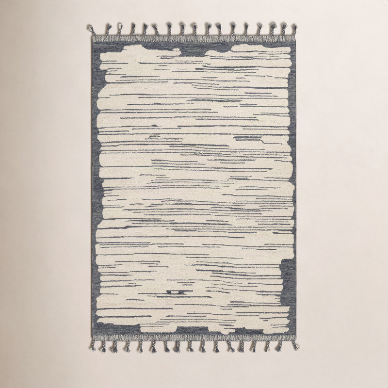 Lumia Hand Tufted Wool Indoor Rug, Rectangle 8' x 10'