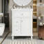 Meuble-lavabo de salle de bain avec lavabo, un tiroir rabattable et deux tiroirs-1132447844