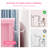 Drawer Dresser, Modern Pink & Mint Green Storage Chest with Metal Handles, Wooden Bedroom Organizer for Bedroom, Living Room or Entryway – 4/6 Drawer Options-822170258-822170263