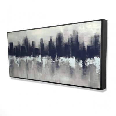 Dark City Print On Canvas
