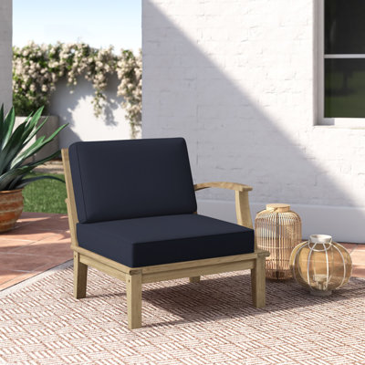 Modway Pier Outdoor Patio Teak Right-Facing Sofa