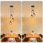 3‑Light Smoked Grey Glass Kitchen Island Pendant