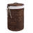 Laundry Hamper Handwoven Round Basket with Handles