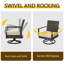 Chaises longues pivotantes avec coussins Shaylor-99388302